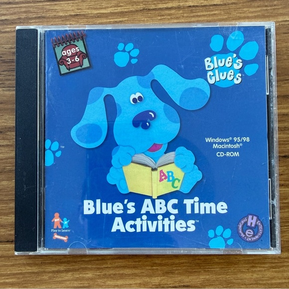 Blue's Clues Other - Vintage Blue’s Clues ABC Time Activities CD-ROM 1998